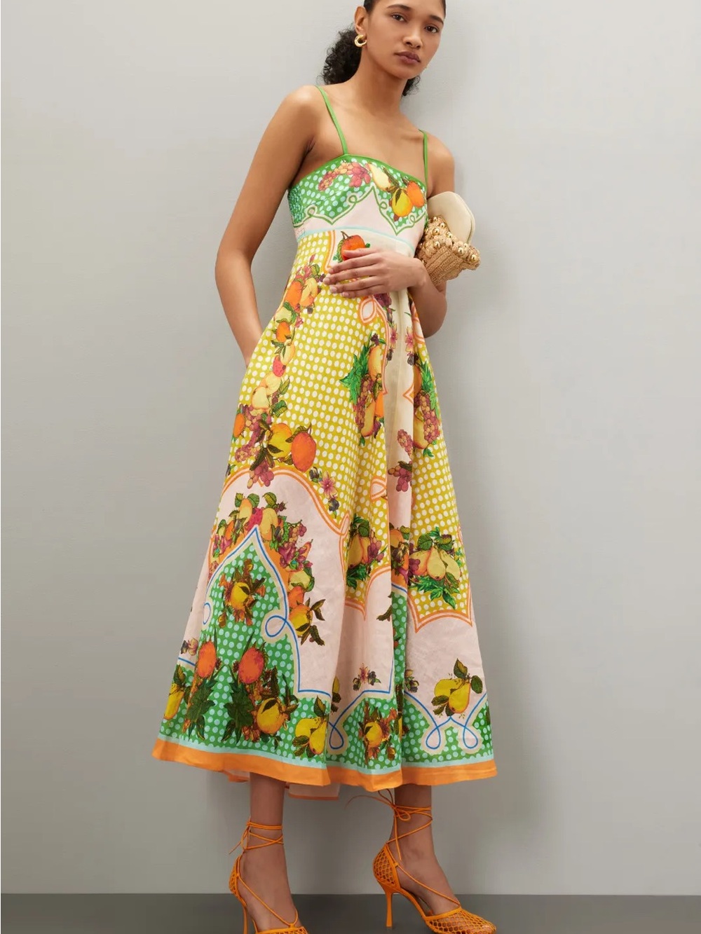 ALÉMAIS Lemonis Linen Dress